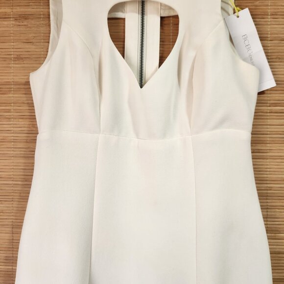 BCB Generation Dress Womens 0 Lined Sleeveless Whisper White New Reg $125.00 - Picture 4 of 11